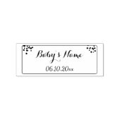 Baby shower van regenboogzeep Bubbles Rubberstempel (Afrduk)