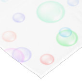 Baby shower van regenboogzeep Bubbles Tafelkleed (Gekanteld)
