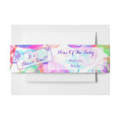 Baby shower van regenboogzeep Bubbles Uitnodigingen Wikkel (Voorkant Voorbeeld)