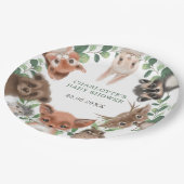 Baby shower van rendy bosarealen papieren bordje (Gekanteld)