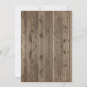 Baby shower van rode schuur, weidedieren kaart (Achterkant)