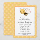 Baby shower van rotsbloem kaart (Voorkant / Achterkant)