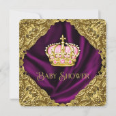 Baby shower van Royal Princess Kaart (Voorkant)