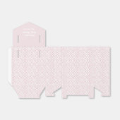 Baby shower van Roze en White Gingham Bedankdoosjes (Uitgevouwen)