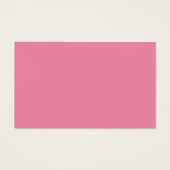 Baby shower van roze Floral Girl Diaper Raffle Tic Visitekaartjes (Achterkant)