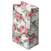 Baby shower van roze goudponden klein cadeauzakje (Achterkant Gekanteld)