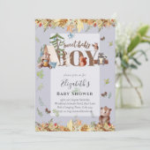 Baby shower van schattig Beer-kampeer in (Staand voorkant)