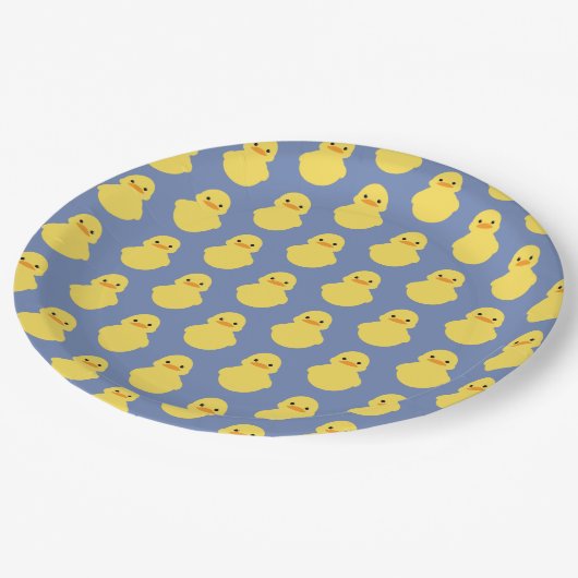 baby shower van schattig rubber papieren bordje (Gekanteld)