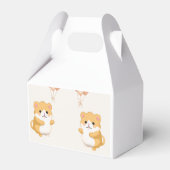 Baby shower van Schattigee hamster Bedankdoosjes (Achterkant)