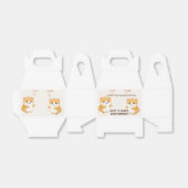 Baby shower van Schattigee hamster Bedankdoosjes (Uitgevouwen)