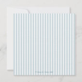 Baby shower van schildpadden met dagen voor jongen kaart (Achterkant)