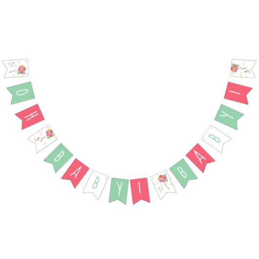 Baby shower van snoopy en ballonnen vlaggetjes (Alle)