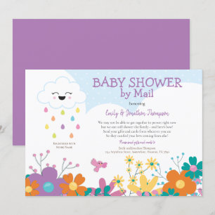 baby shower van spoedregenwouden per post kaart