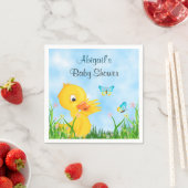 Baby shower van stekelstaarten en botervliegen servet (Insitu)