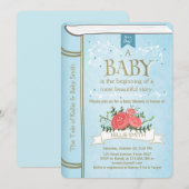  Baby shower van Storybook Kaart (Voorkant / Achterkant)