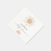 Baby shower van Sunshine Boho Girl Servet (Hoek)