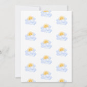 Baby shower van Sunshine Boy Kaart (Achterkant)