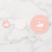 Baby shower van Swan Confetti (Achterkanten)