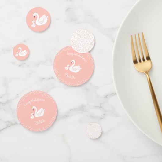 Baby shower van Swan Confetti (Groep)