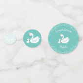 Baby shower van Swan Confetti (Voorkanten)