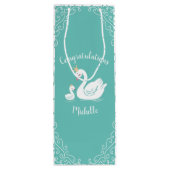 Baby shower van Swan Wijn Cadeautas (Achterkant)