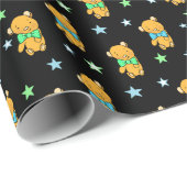 Baby shower van Sweet Teddy Bear Teddy Bear Cadeaupapier (Rol Hoek)