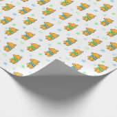 Baby shower van Sweet Teddy Bear Teddy Bear Cadeaupapier (Hoek)