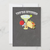 Baby shower van Tacos en Tequila voor pa Kaart (Achterkant)
