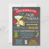 Baby shower van Tacos en Tequila voor pa Kaart (Voorkant)