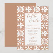 Baby shower van Talavera Boho Cielito Lindo Kaart (Voorkant / Achterkant)