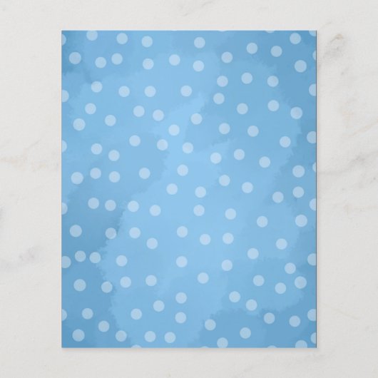 Baby shower van Teddy Bear (Achterkant)