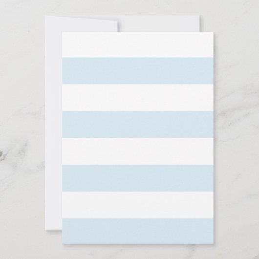 Baby shower van Teddy Bear Blue-ballon Kaart (Achterkant)