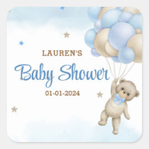 Baby shower van Teddy Bear Blue-ballonnen