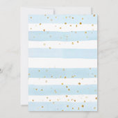 Baby shower van Teddy Bear en Balloons Kaart (Achterkant)