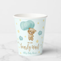 Baby shower van Teddy Bear en Blue Balloons
