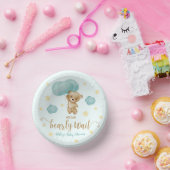 Baby shower van Teddy Bear en Blue Balloons Papieren Kommen (Feest)