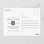 Baby shower van Teddy Bear Hot Air Briefkaart (Achterkant)