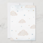 Baby shower van Teddy Bear Hot Air Kaart (Achterkant)