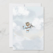  Baby shower van Teddy Bear Kaart (Achterkant)