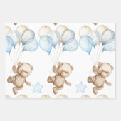 Baby shower van Teddy Bear - Papieren pakbladen Inpakpapier Vel (Voorkant)