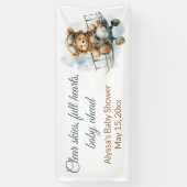  Baby shower van Teddy Bear Spandoek (Verticaal)