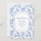 Baby shower van Toile De Jouy Woodland Kaart (Voorkant)