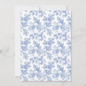 Baby shower van Toile De Jouy Woodland Kaart (Achterkant)