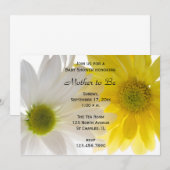 Baby shower van twee dagen kaart (Voorkant / Achterkant)