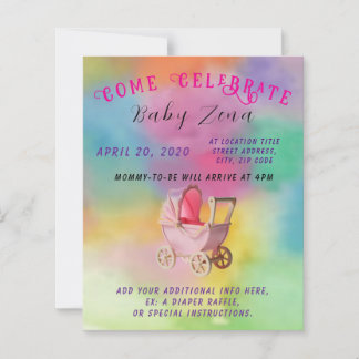 Baby shower van Tye-Dye Princess