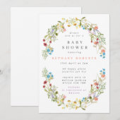 Baby shower van Vlentevlees Kaart (Voorkant / Achterkant)