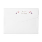 Baby shower van vlinder (Achterkant)