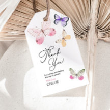 Baby shower van vlinder