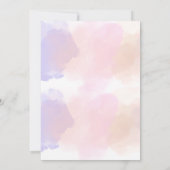 Baby shower van vlinder kaart (Achterkant)