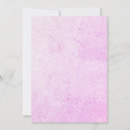 Baby shower van vlinder kaart (Achterkant)